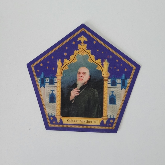 Harry Potter Chocolate Frog Hologram Card Salazar Slytherin Universal Studios - Picture 1 of 5